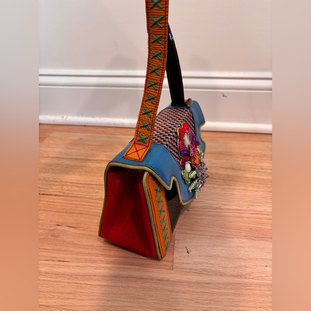 Mary Frances embellished multicolor shoulder bag with intricate beading - Picture 3 of 12
